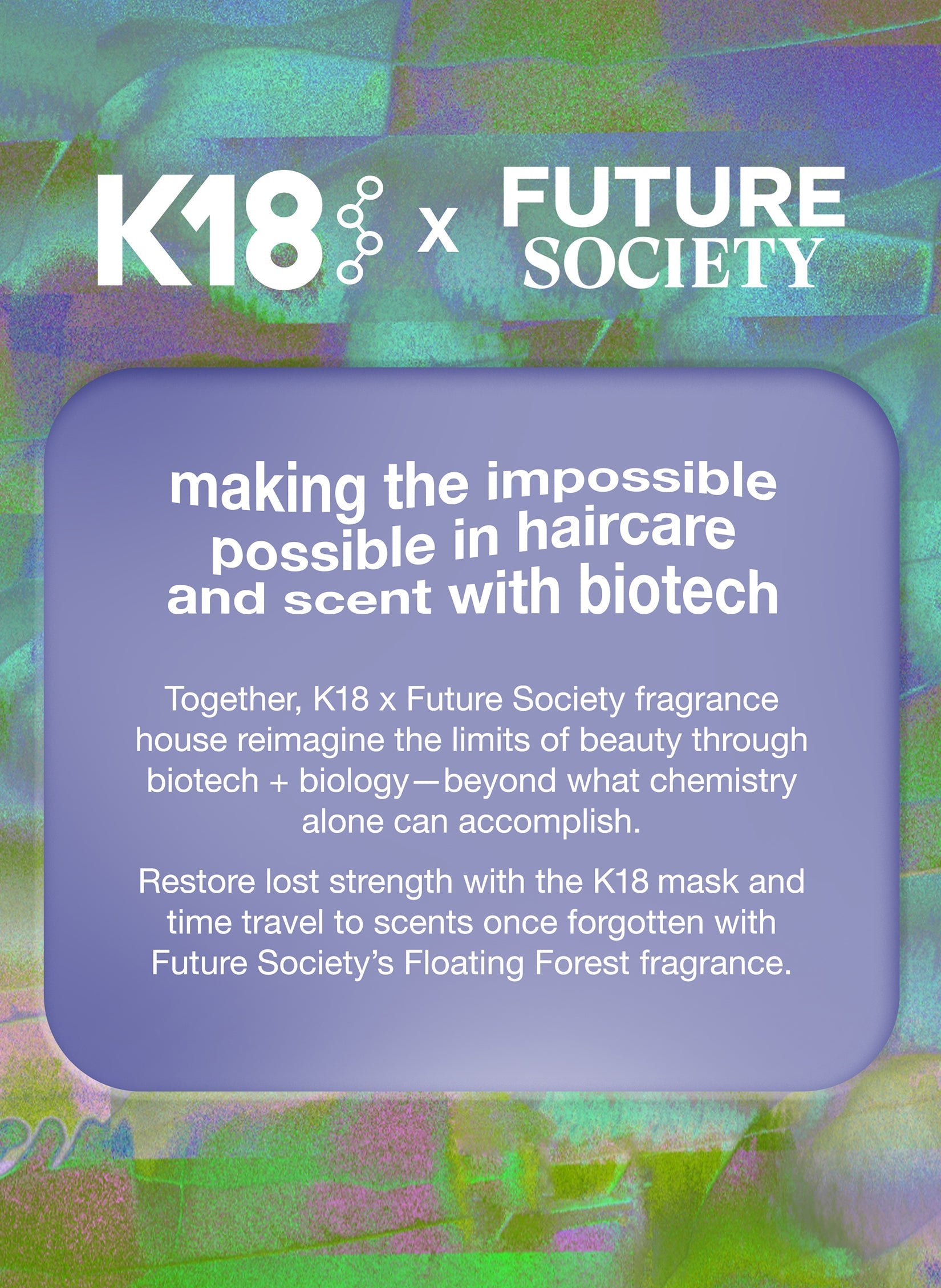K18 x Future Society Limited Edition Scent Mask